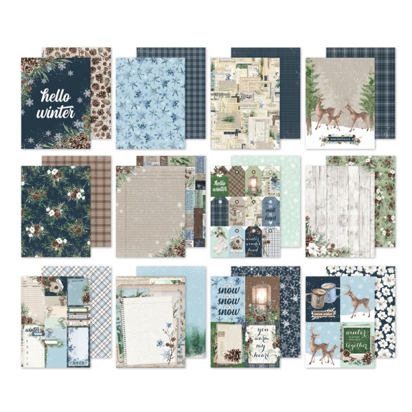Simple Vintage Fresh Snow, 6x8 Paperpad - Simple Stories