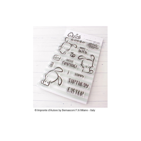 Little Mochi - Make A Wish, Clearstamp - Impronte d'Autore