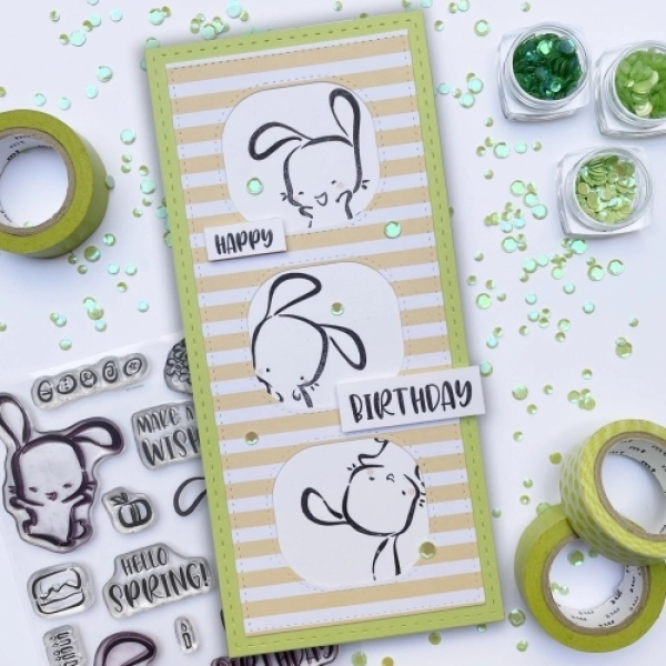 Little Mochi - Make A Wish, Clearstamp - Impronte d'Autore