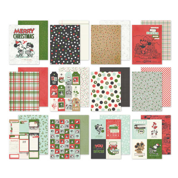 Say Cheese Classic Mouse Christmas 6x8 Paperpad - Simple Stories