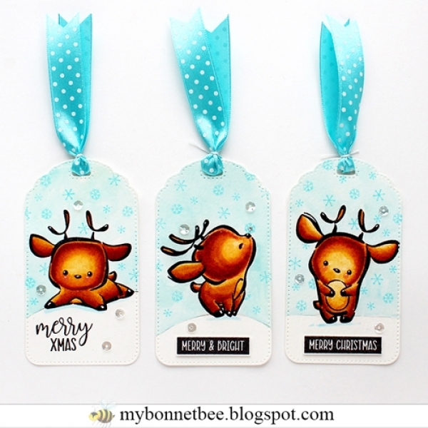 Xmas Reindeers, Clearstamp - Impronte d'Autore