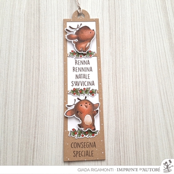 Xmas Reindeers, Clearstamp - Impronte d'Autore