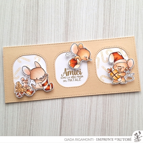 Happy Mice, Clearstamp - Impronte d'Autore