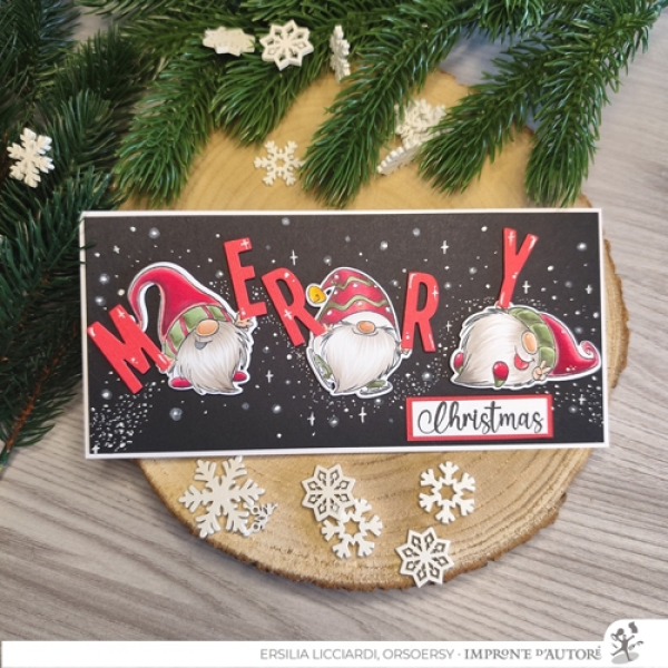 Winter Gnomes, Clearstamp - Impronte d'Autore