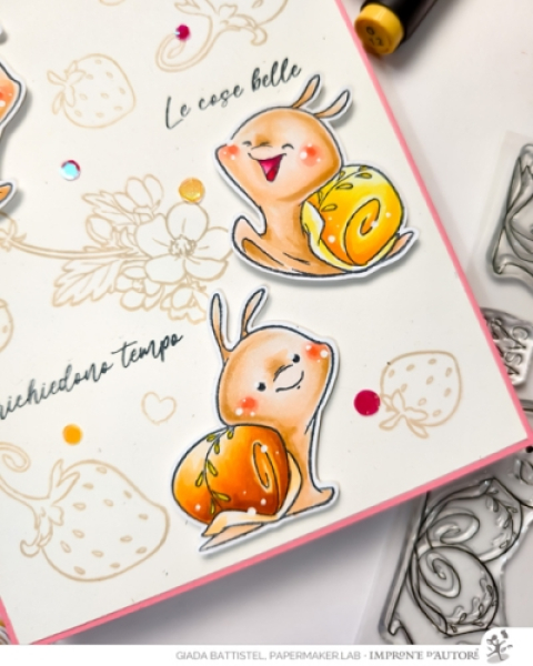 Home Sweet Snail, Clearstamp - Impronte d'Autore