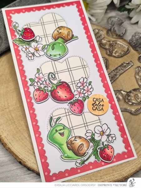 Home Sweet Snail, Clearstamp - Impronte d'Autore