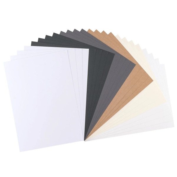 Sticker Cardstock Paper Neutral - Vaessen