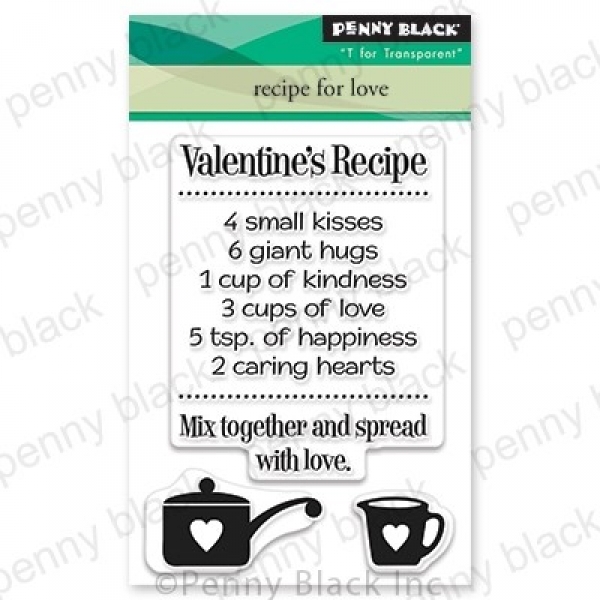 Recipe for love, Cleartamp – Penny black