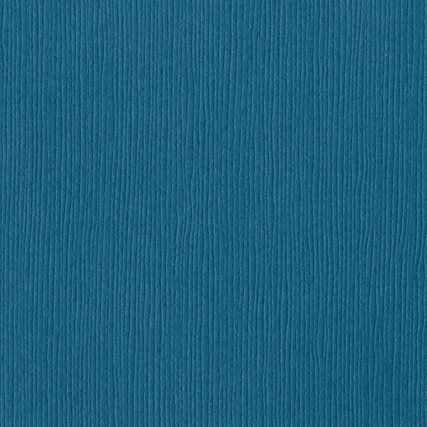 Cardstock Leinenstruktur, Blue Calypso - Bazzill