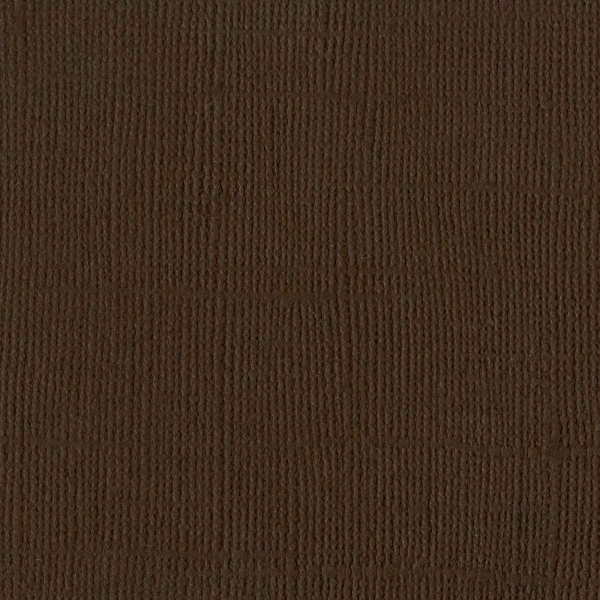 Cardstock Leinenstruktur, Brown - Bazzill