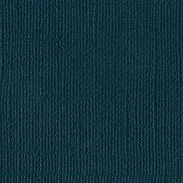 Cardstock Leinenstruktur, Mysterious Teal - Bazzill