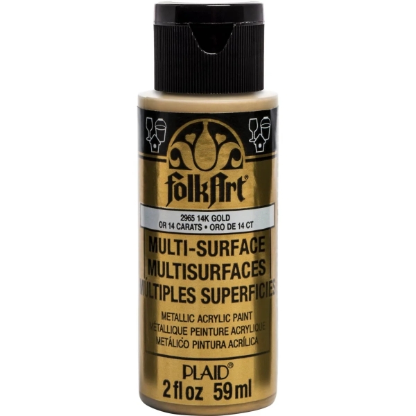 Multi-Surface Metallic 14k Gold - FolkArt
