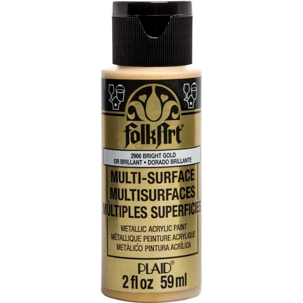 Multi-Surface Metallic Bright Gold - FolkArt