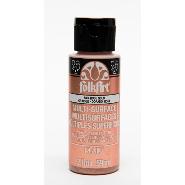 Multi-Surface Metallic Rosegold - FolkArt