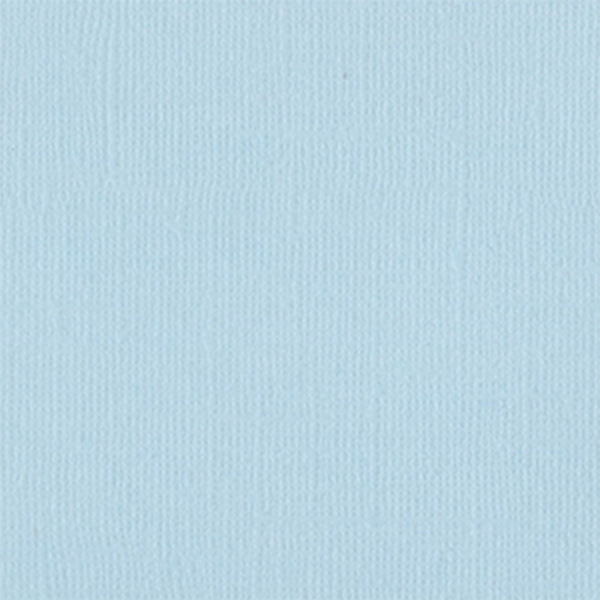 Cardstock Leinenstruktur, Powder Blue - Bazzill