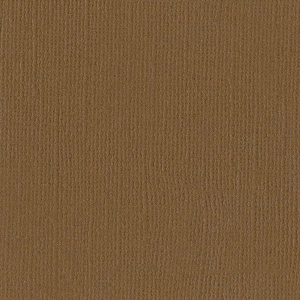 Cardstock Leinenstruktur, Walnut - Bazzill