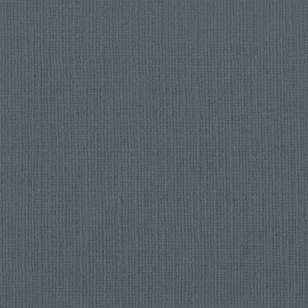 Cardstock Leinenstruktur, Thunder - Bazzill