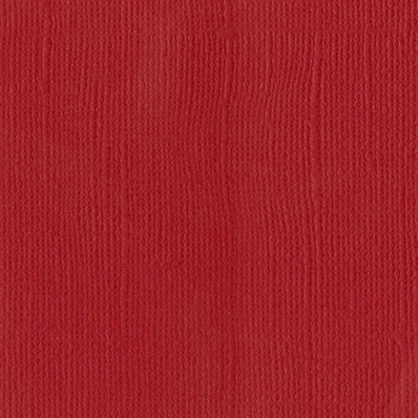 Cardstock Leinenstruktur, Bazzill Red - Bazzill