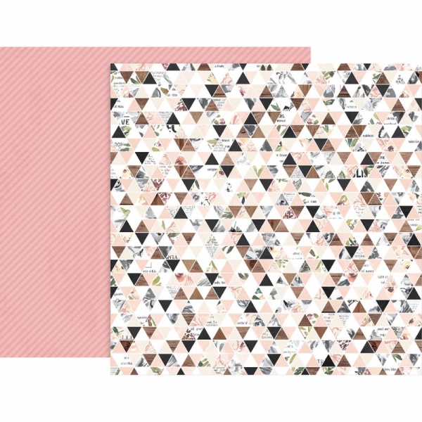 Auburn Lane #7, Designpapier - Pink Paislee