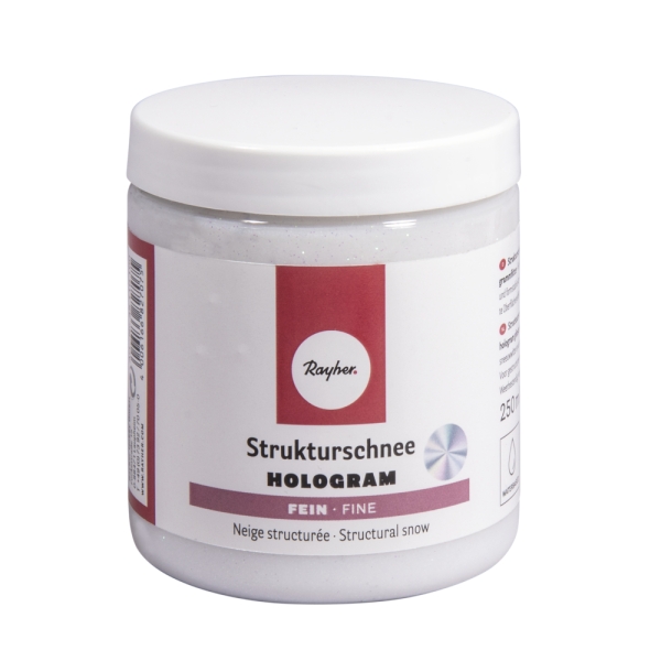 Strukturschnee fein Hologramm - Rayher