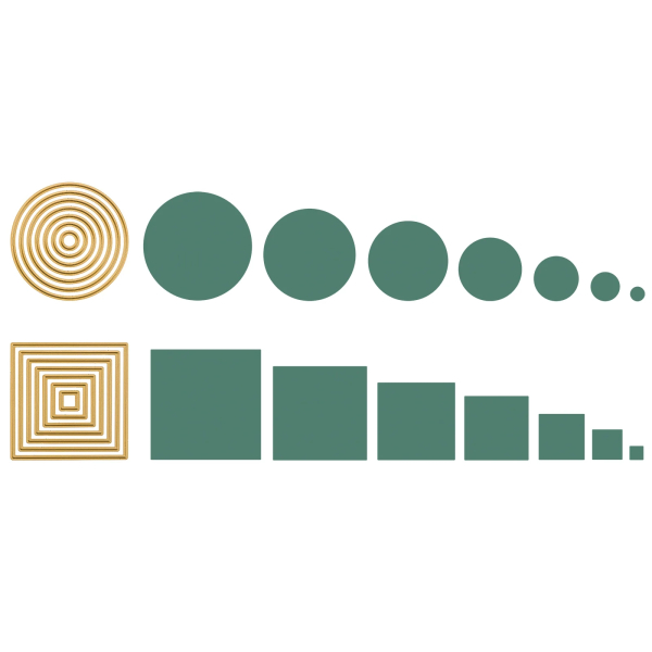 Kreise & Quadrate, Stanze - Vaessen Creative