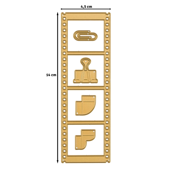 Vintage Filmstreifen, Stanze - Vaessen Creative