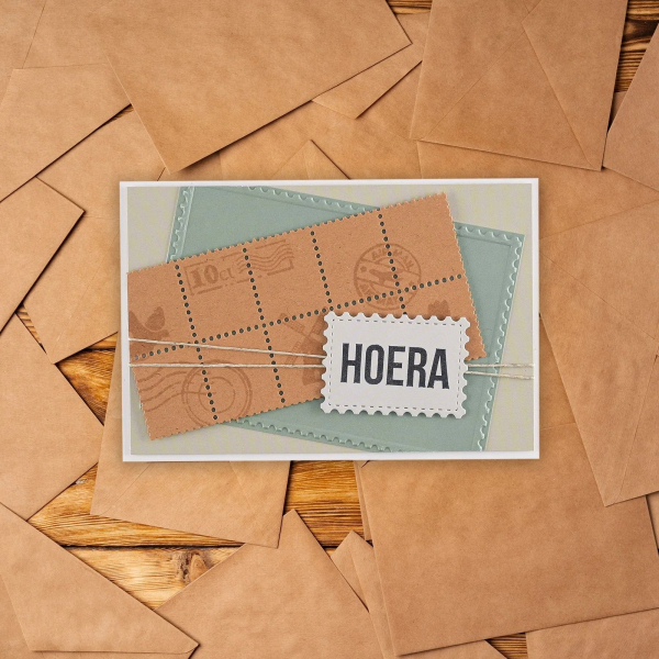 Briefmarke, Prägeschablone - Vaessen Creative