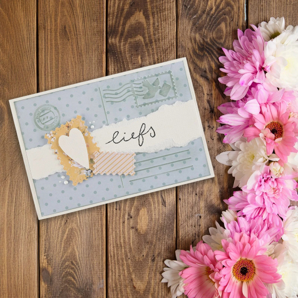 Postkarte, Prägeschablone - Vaessen Creative