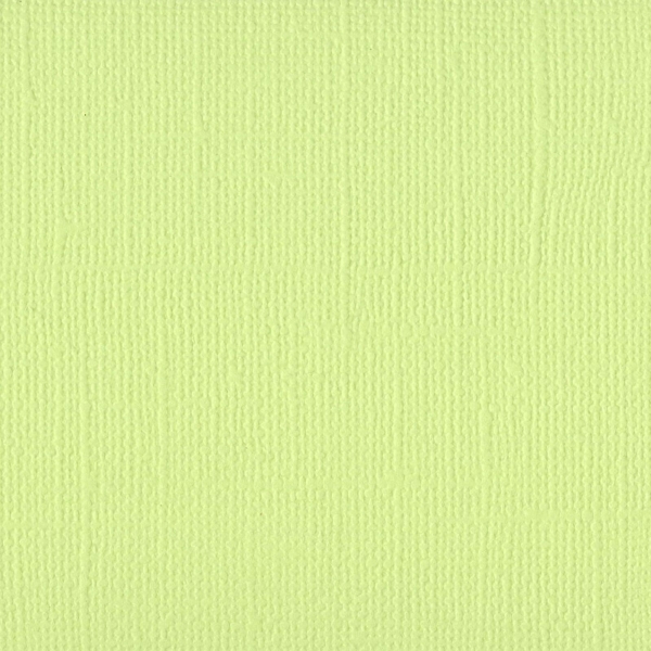 Cardstock Leinenstruktur, Limeade - Bazzill