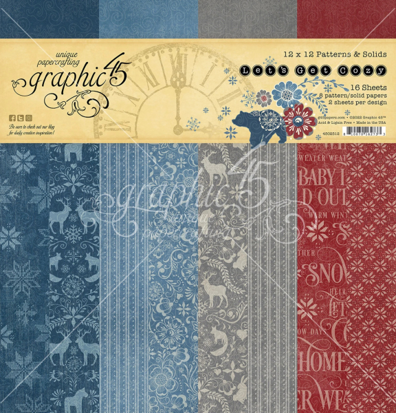 Let's get Cozy 12x12 Patterns & Solids - Graphic45