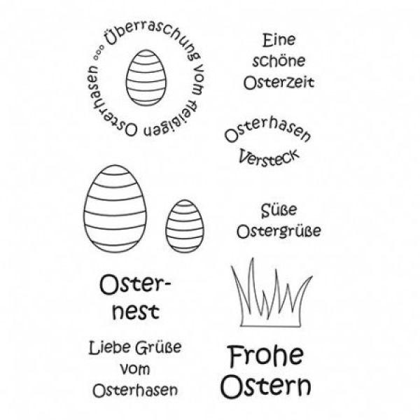 Ostern #4, Clearstamp -EFCO