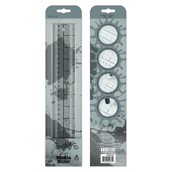 Media Ruler 12"x12" - Tonic Studios
