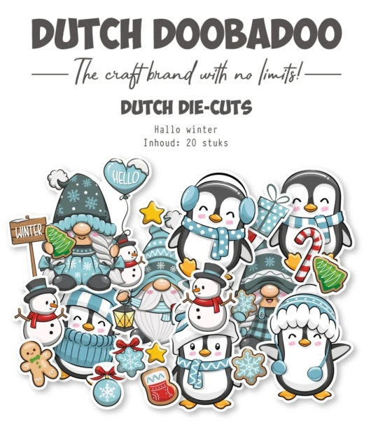 Hallo Winter, Die-Cuts - Dutch Doobadoo