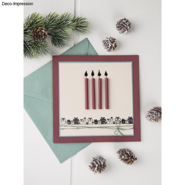 Weihnachtsbordüren, Clearstamp - Rayher