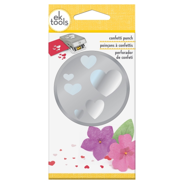 Motivstanzer Confetti Hearts - ek tools