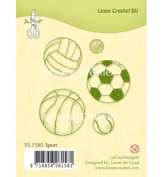 Sport, Clearstamp - Leane Creatief