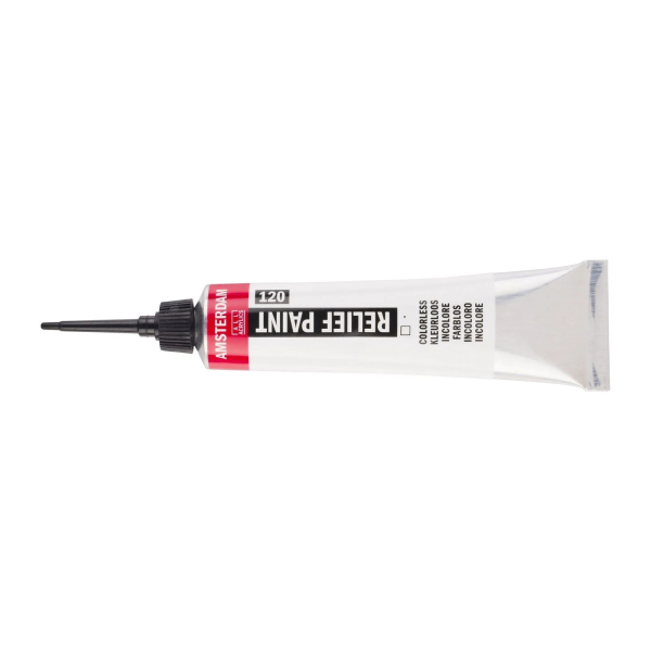 Relief Paint Tube, Transparent - Amsterdam