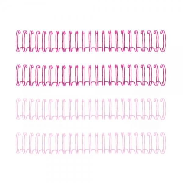 Cinch Spiral Wires, Pink (1,58 cm / 0,625") - We R Memory Keepers