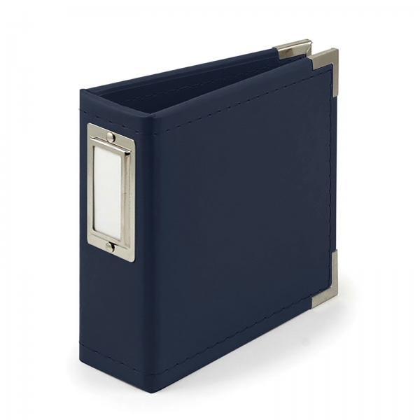 Classic Leather Album Mini, Navy - We R Memory Keepers