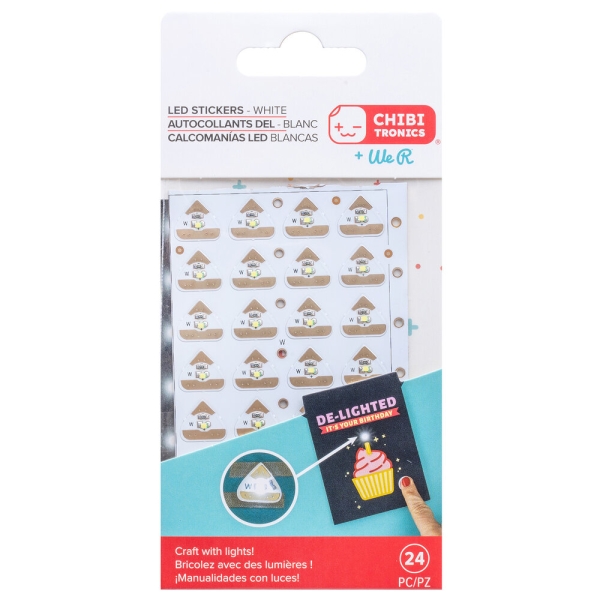 Chibitronics LED Stickers Weiss - We R Memory Keepers