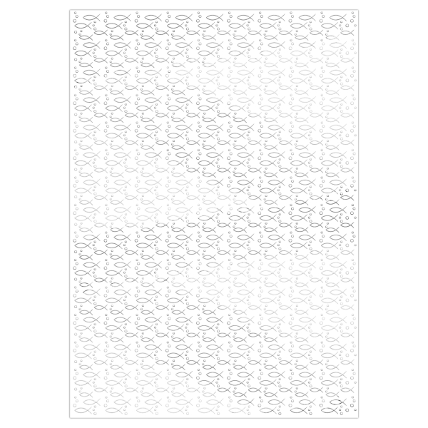 Fische Silber, Designpapier