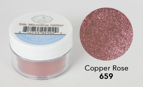 Silk Microfine Glitter, Copper - Elizabeth Craft Designs