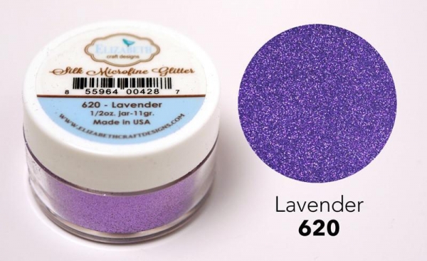 Silk Microfine Glitter, Lavender - Elizabeth Craft Designs