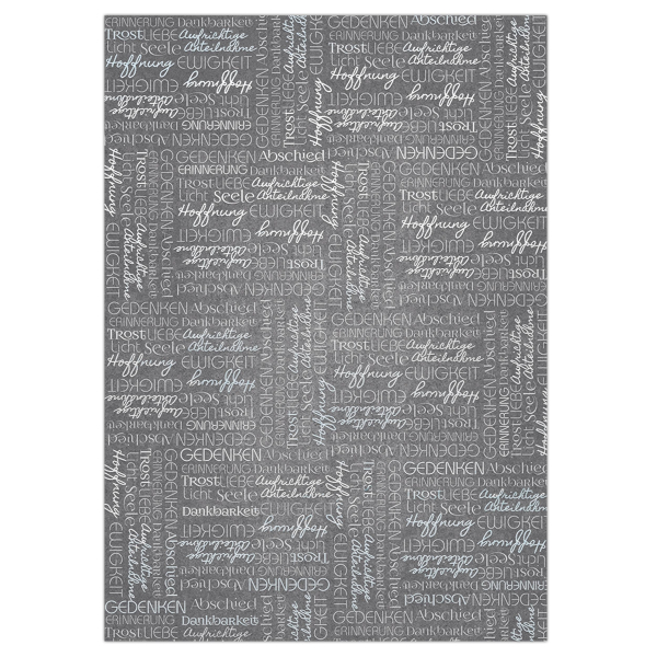 Kondolenz #2 A4, Designpapier