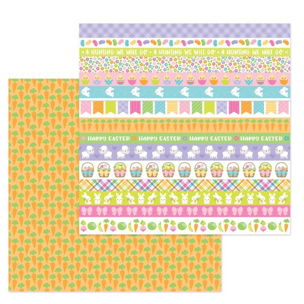 Hoppy Easter, Carrot Patch, Designpapier - Doodlebug
