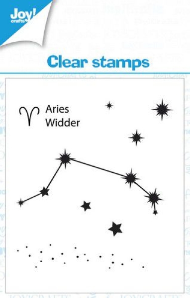 Sternzeichen Widder, Clearstamp - Joy Crafts