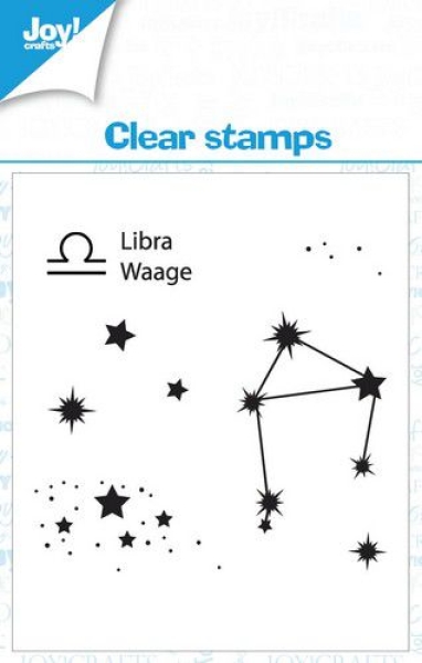 Sternzeichen Waage, Clearstamp - Joy Crafts