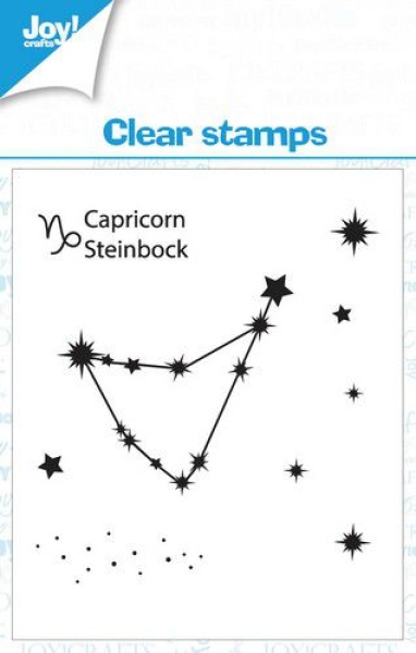 Sternzeichen Steinbock, Clearstamp - Joy Crafts