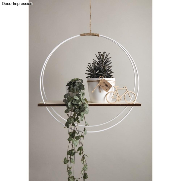 Deko Ringe mit Holzboard - Rayher