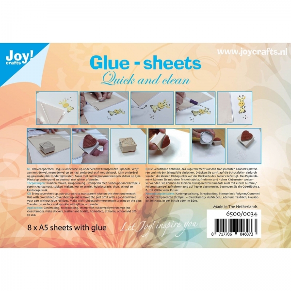 Glue-Sheets A5 - Joy Crafts